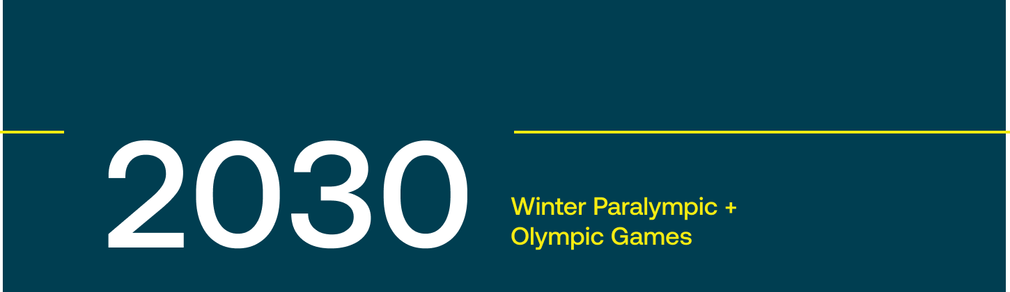 2030 Winter Paralympic + Olympic Games